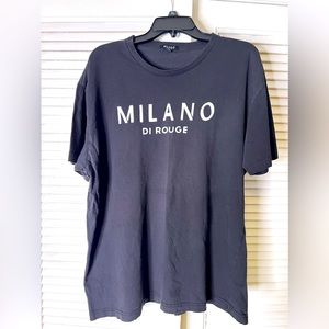 Designer Tee Shirt | Black/White | XL